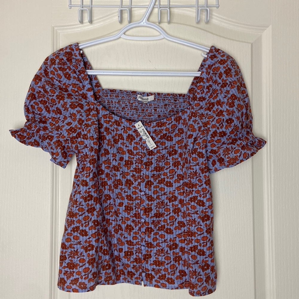 Madewell Floral Blouse